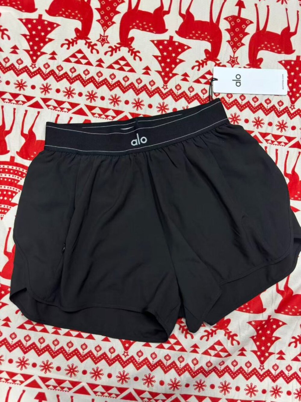 NWT Alo Yoga Match Point Short Black🙆♀️Lightweight Athletic Everyday Shorts